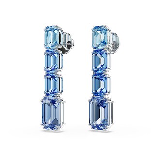Foto 3 | Pendientes Swarovski Millenia Drop Octagon Azul Rodiado - Venta Internacional.