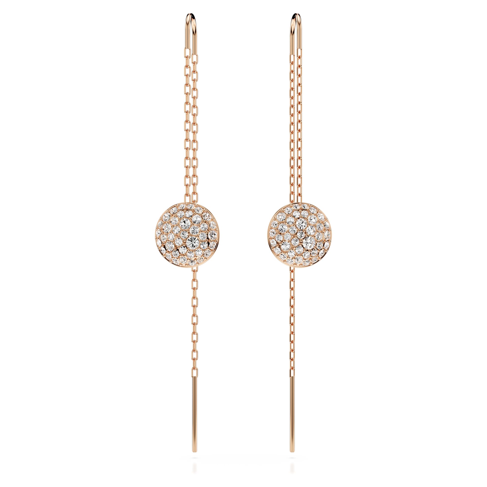 Foto 2 | Pendientes Swarovski Meteora En Forma De Gota De Meteorito, Tono Oro Rosa - Venta Internacional.