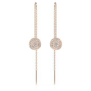 Foto 2 | Pendientes Swarovski Meteora En Forma De Gota De Meteorito, Tono Oro Rosa - Venta Internacional.