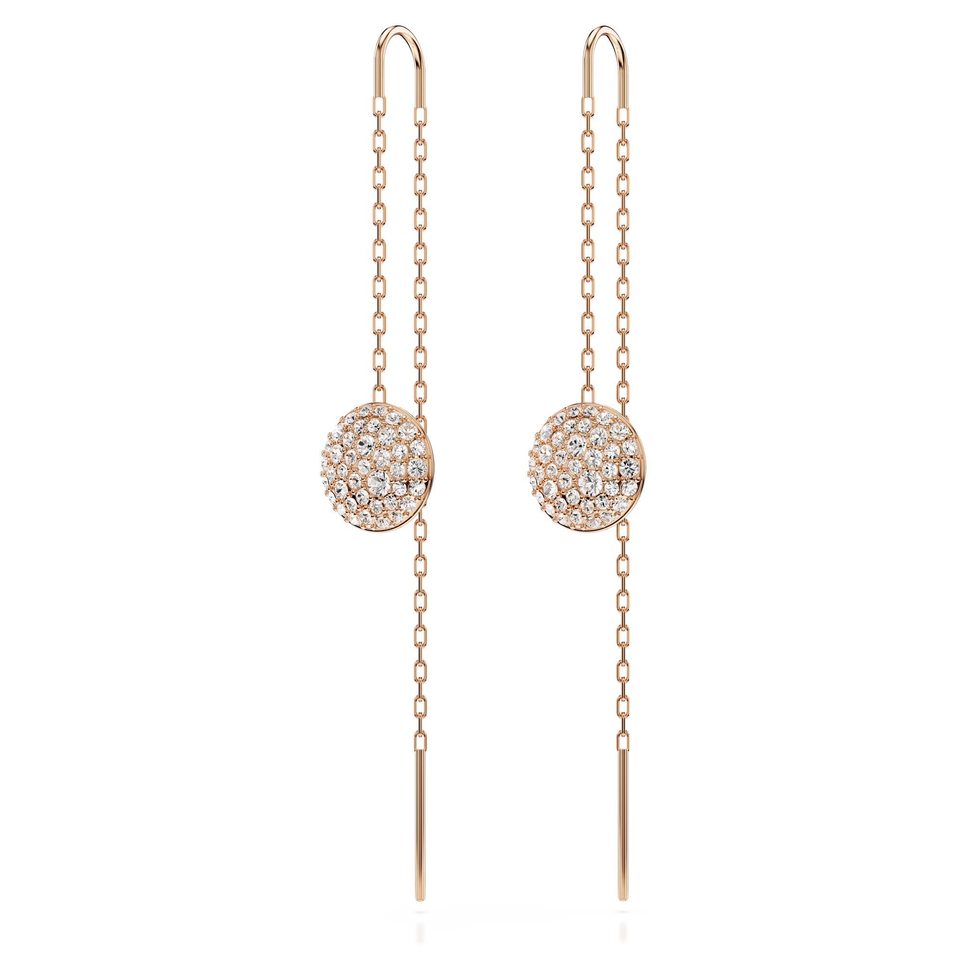 Foto 4 pulgar | Pendientes Swarovski Meteora En Forma De Gota De Meteorito, Tono Oro Rosa - Venta Internacional.