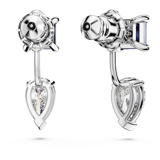 Foto 4 | Chaquetas Con Aretes Swarovski Mesmera Con Acabado En Rodio Azul/transparente - Venta Internacional.