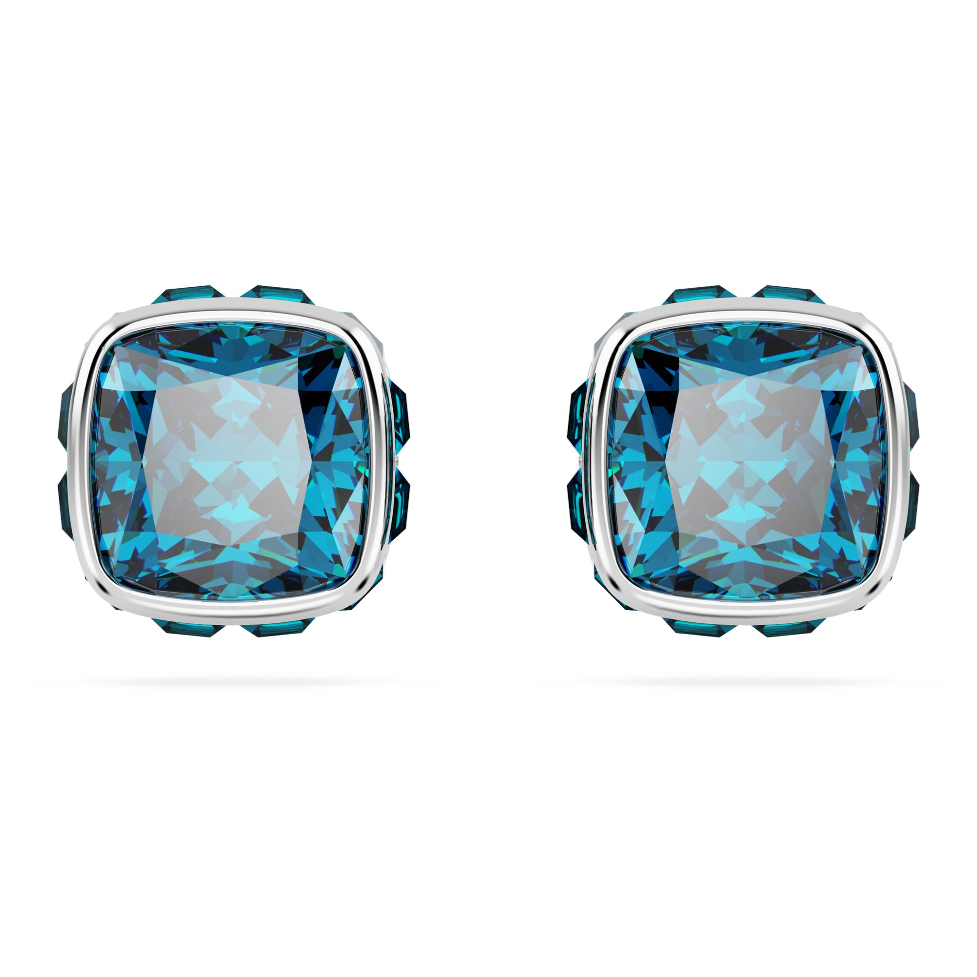 Foto 2 pulgar | Pendientes De Tuerca De Cristal Azul Con Piedra Natal De Swarovski En Diciembre - Venta Internacional.