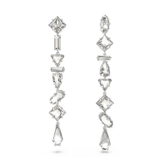 Foto 1 | Pendientes Swarovski Mesmera Drop Clear Cristals Rodio - Venta Internacional.