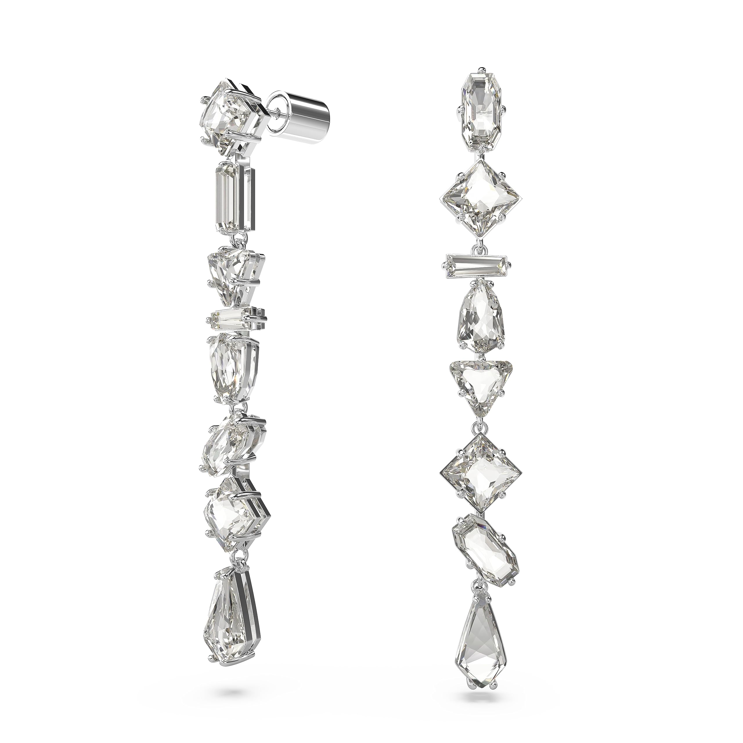 Foto 3 pulgar | Pendientes Swarovski Mesmera Drop Clear Cristals Rodio - Venta Internacional.