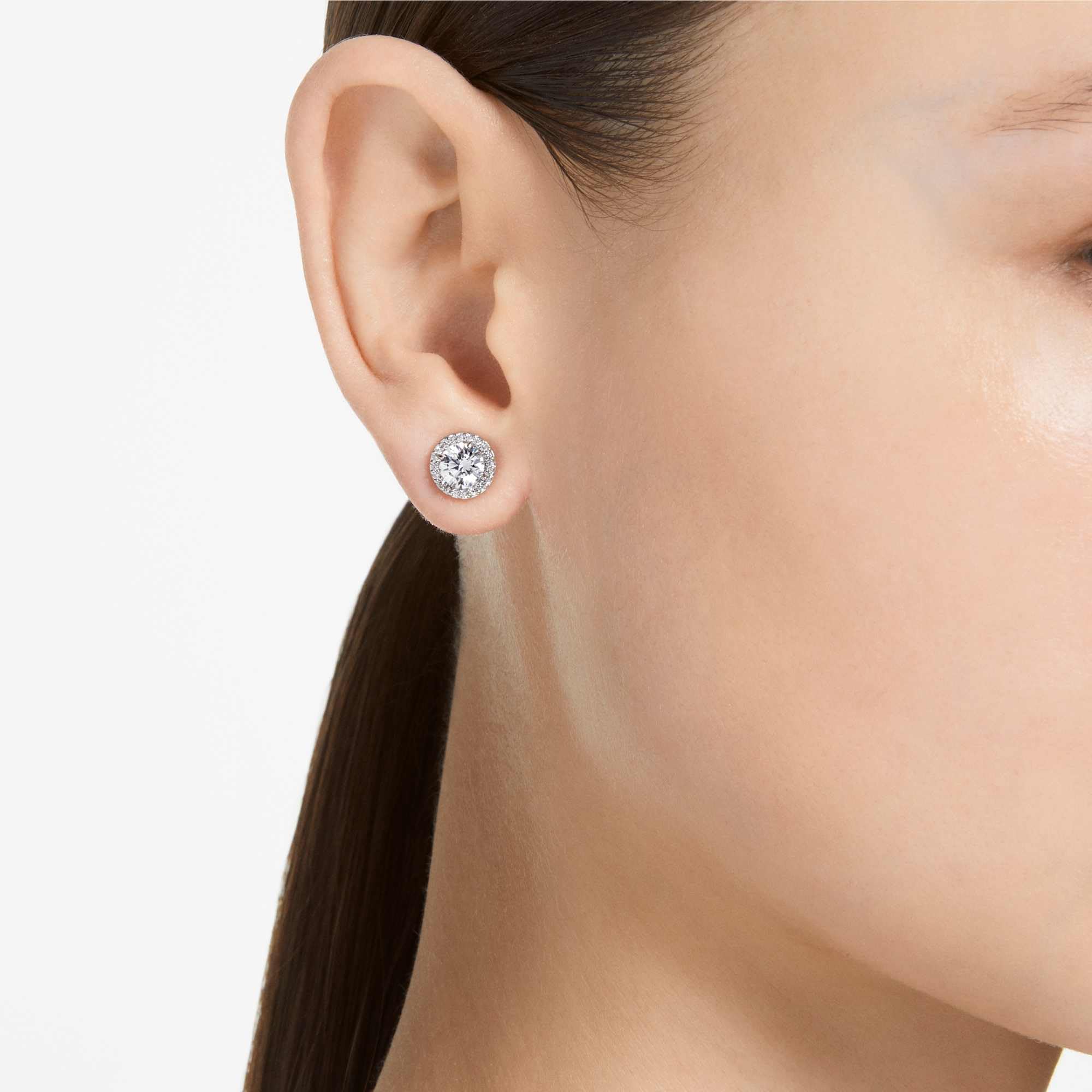 Foto 5 pulgar | Pendientes Swarovski Constella Con Cristales Blancos Rodiados - Venta Internacional.