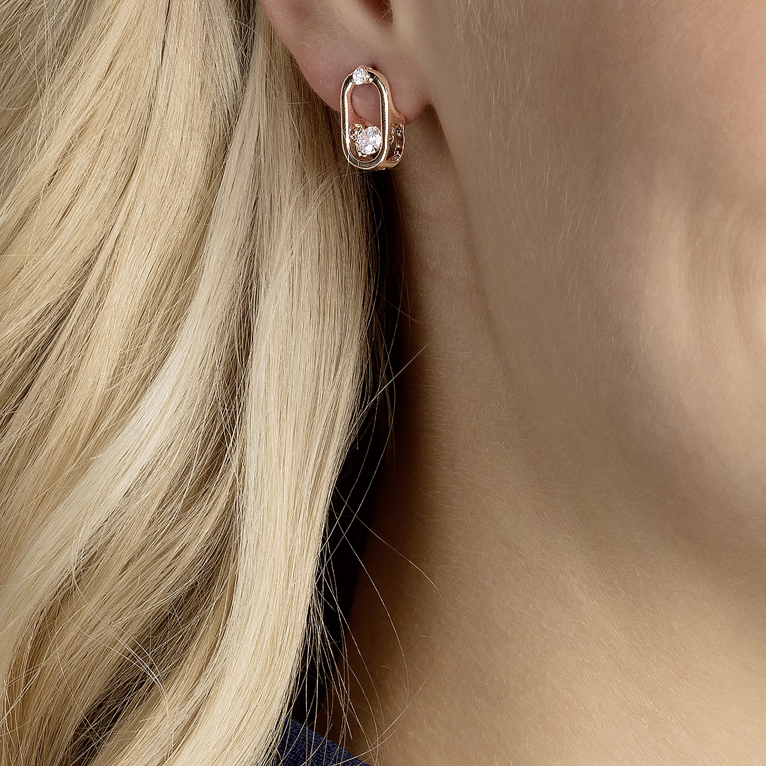 Foto 5 pulgar | Aretes Swarovski Sparkling Dance con Cristales Flotantes - Venta Internacional