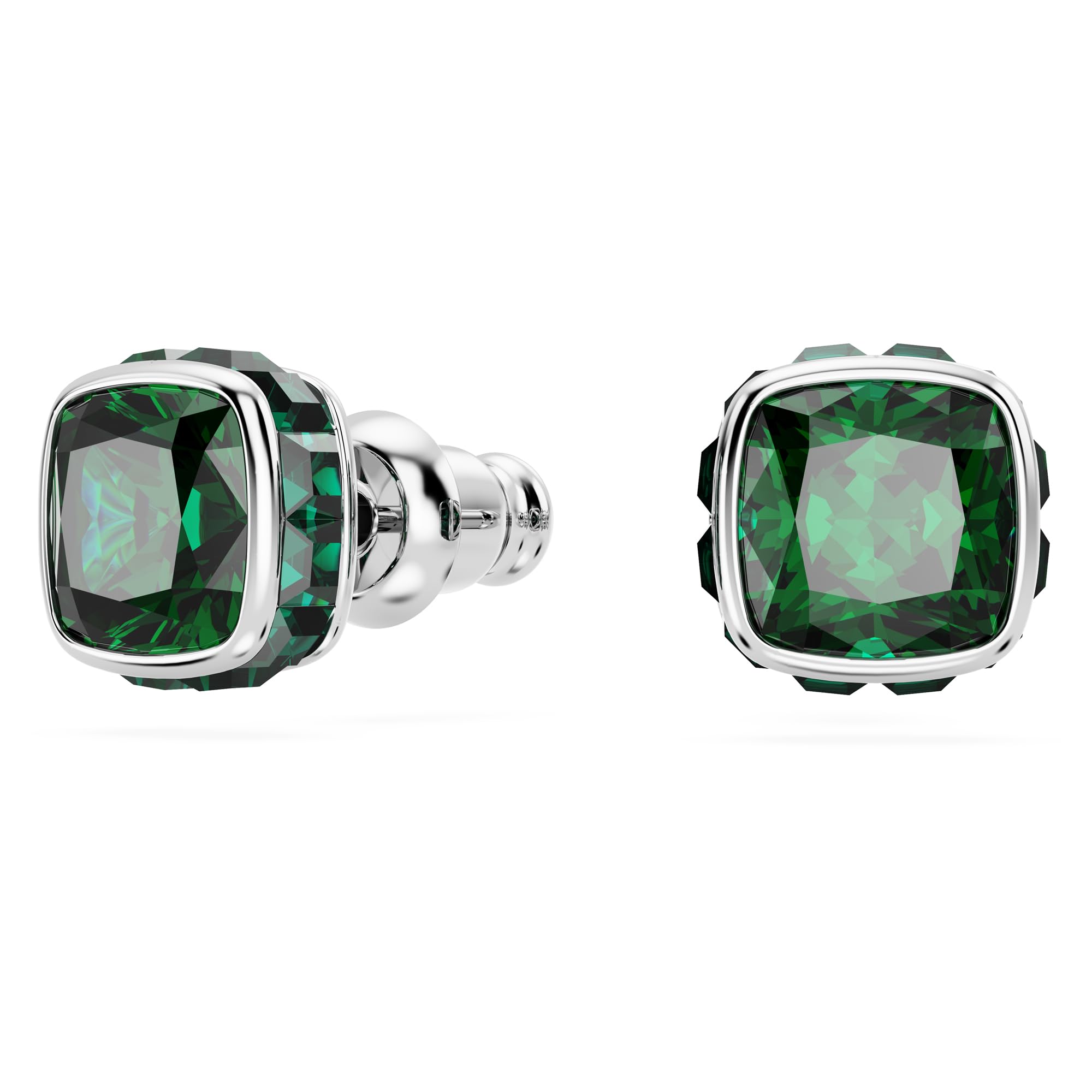 Foto 3 pulgar | Pendientes De Tuerca Con Piedra Natal De Mayo De Swarovski Con Piedra Verde - Venta Internacional.