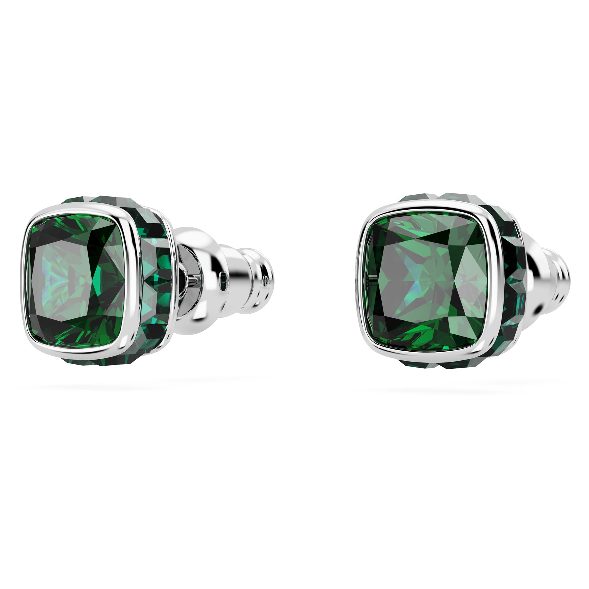 Foto 4 pulgar | Pendientes De Tuerca Con Piedra Natal De Mayo De Swarovski Con Piedra Verde - Venta Internacional.