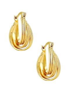 Foto 3 | Arracadas Zvezda Multiaros Chapa de Oro 18k
