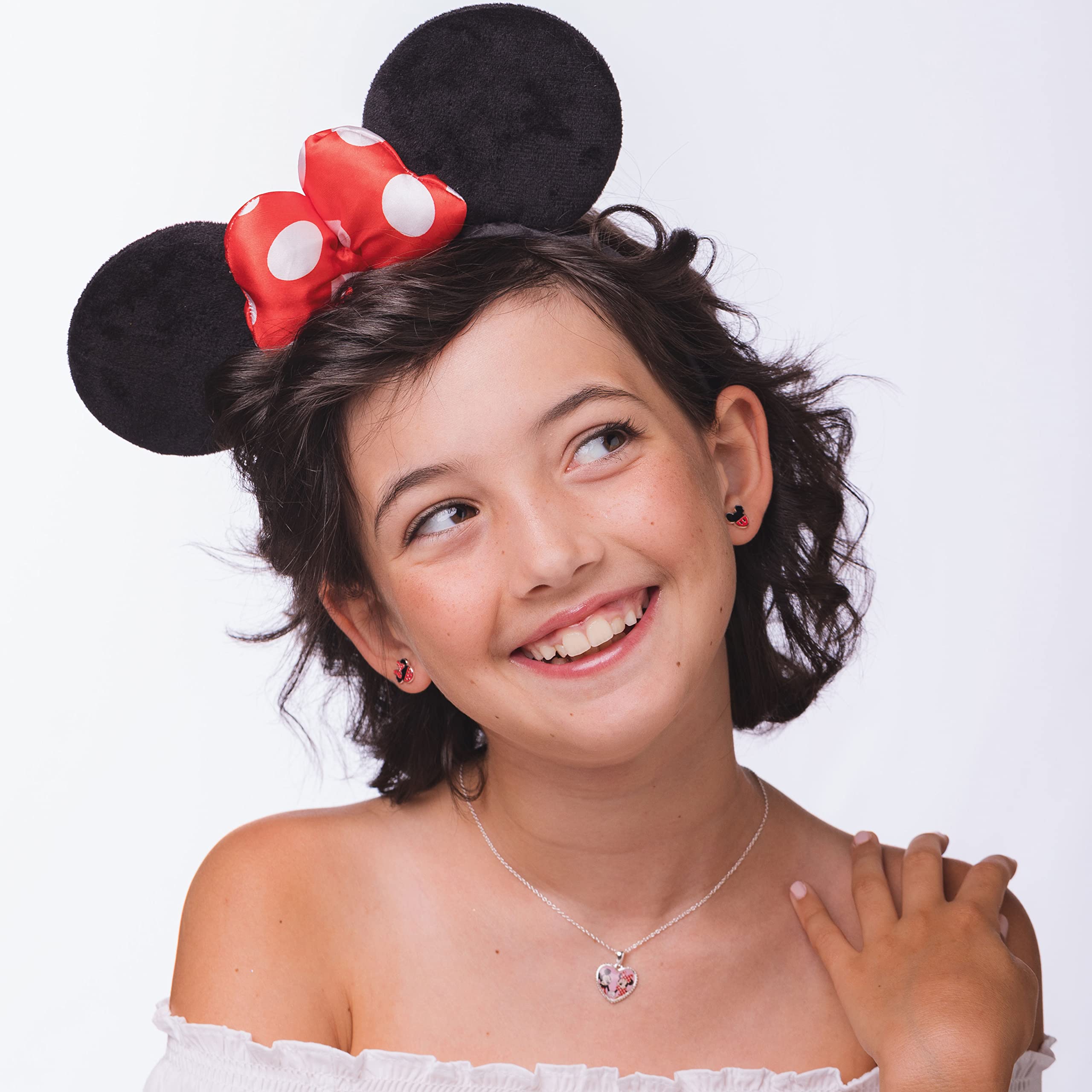 Foto 3 pulgar | Pendientes Disney Que No Coinciden Con Mickey Y Minnie Mouse Para Niñas - Venta Internacional.