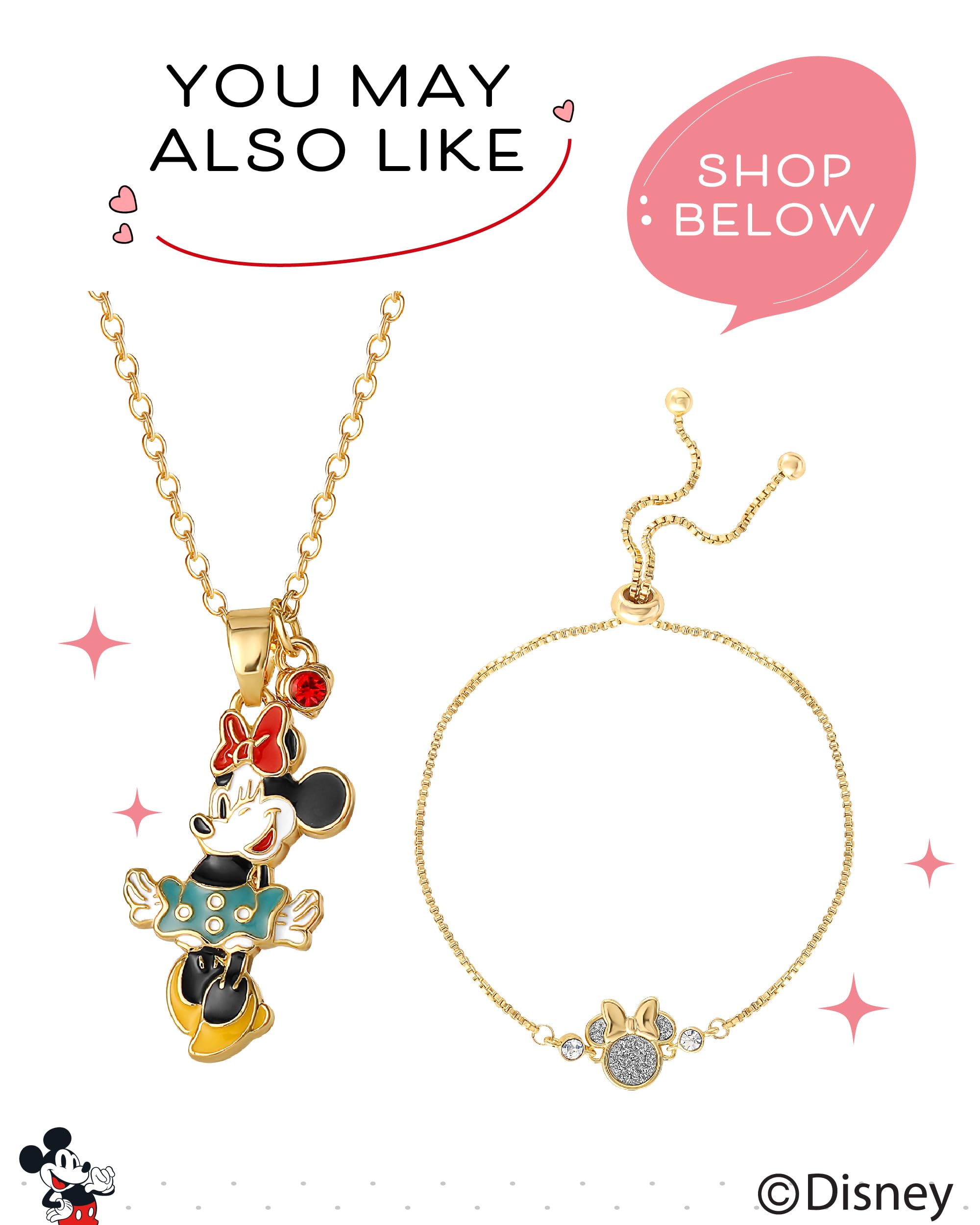 Foto 4 pulgar | Pendientes Disney Que No Coinciden Con Mickey Y Minnie Mouse Para Niñas - Venta Internacional.