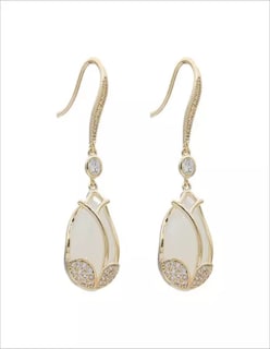 Foto 2 | Aretes De Tulipán + Termo De Agua Güish