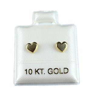 Foto 1 | Broquel De Oro 10k - Corazón Relleno Mini