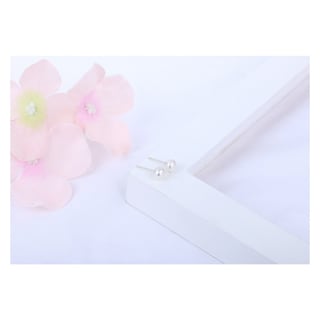 Foto 5 | Pendientes De Aro De Plata De Ley 925 Con Perlas Naturales De Río - Venta Internacional.