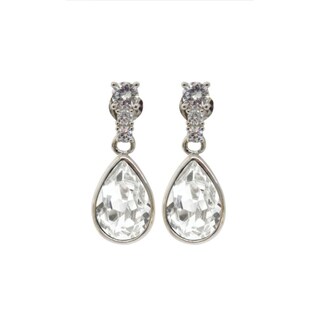 Foto 1 | Pendientes De Plata De Ley 925 Con Cristal De Swarovski - Venta Internacional.