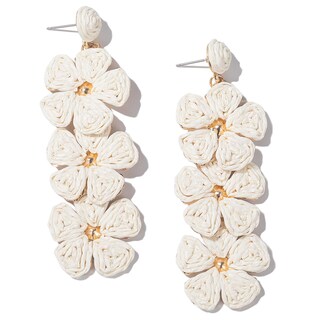 Foto 1 | Aretes de Rafia Fancy Shiny - Venta Internacional