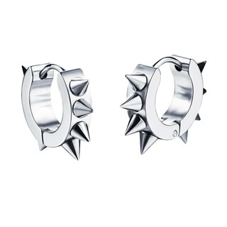 Foto 2 | Set De Pendientes Punk Hip Hop De Acero Inoxidable Para Hombre Y Mujer - Venta Internacional.