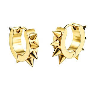 Foto 3 | Set De Pendientes Punk Hip Hop De Acero Inoxidable Para Hombre Y Mujer - Venta Internacional.