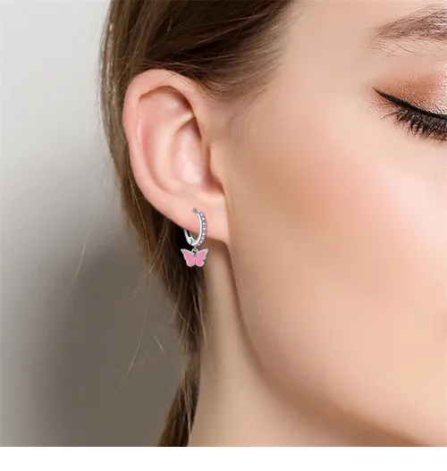 Foto 4 | Aretes Xtellar De Plata 925 Lindo Rosa En Cualquier Ocasión