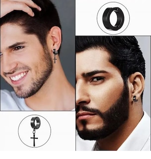 Foto 4 | 12 Xtellar Pares Aretes Hombre Falsos Piercing Imán Arracadas Set