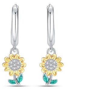 Foto 1 | Pendientes Xtellar De Aro Aretes, 100% Plata S925, Diseño De Giraso