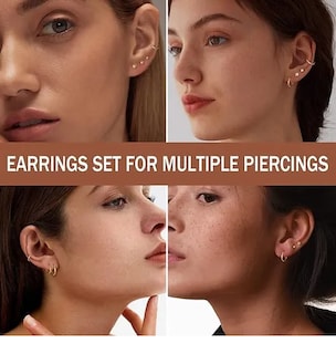 Foto 4 | 8pare Xtellar Piercing Aretes Oreja Cartílago Acero Inoxidable Mujer
