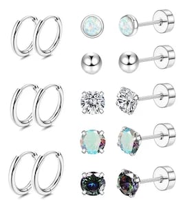 Foto 1 | 8pare Xtellar Piercing Aretes Oreja Cartílago Acero Inoxidable Mujer