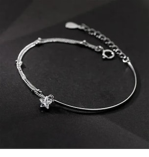 Foto 4 | Collar Xtellar De Cadena Doble Con Luna Estrella Pulsera Para Mujer