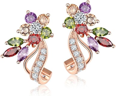 Foto 1 | ''un Xtellar Par De Pendientes Cúbica Aretes Clásica Joyería Regalo Ideal Para Mujeres