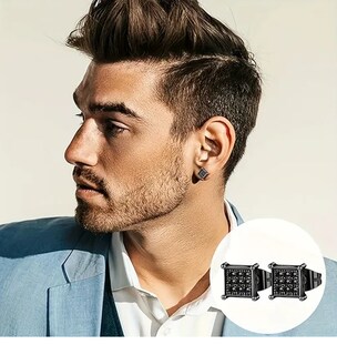 Foto 4 | Aretes Xtellar para Hombre 15 Pares