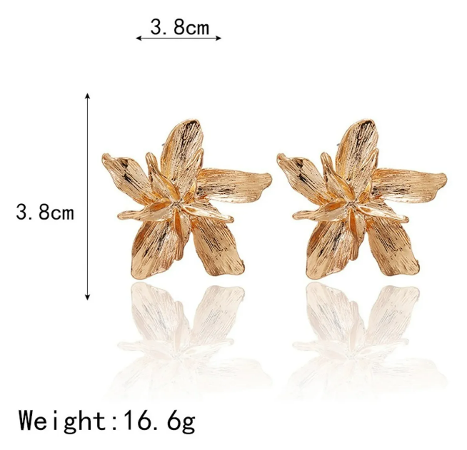 Foto 3 pulgar | Aretes de Flor Xtellar para Mujer
