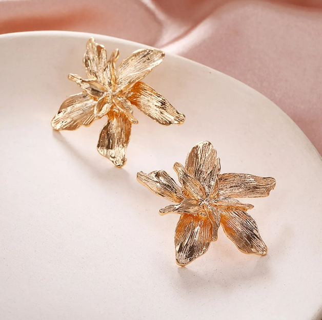 Foto 5 pulgar | Aretes de Flor Xtellar para Mujer