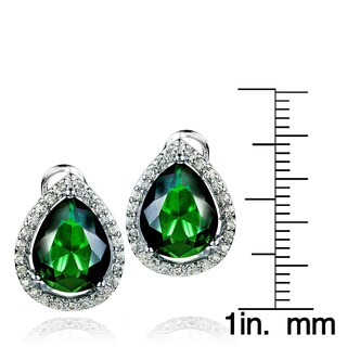 Foto 3 | Pendientes De Plata De Ley Y Esmeralda Elya De West Coast Jewelry - Venta Internacional.