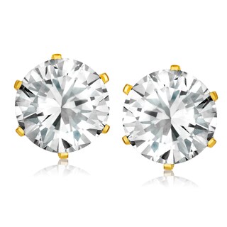 Foto 1 | Pendientes De Tuerca West Coast Jewelry Elya De Acero Inoxidable, 8 Mm - Venta Internacional.