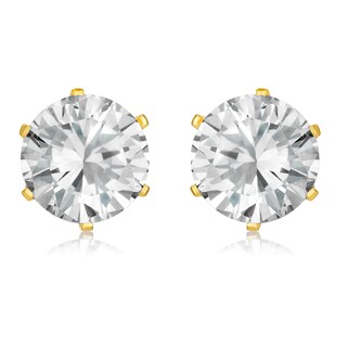 Foto 3 | Pendientes De Tuerca West Coast Jewelry Elya De Acero Inoxidable, 8 Mm - Venta Internacional.