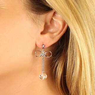 Foto 3 | Pendientes West Coast Jewelry Elya De Acero Inoxidable Y Cristal - Venta Internacional.