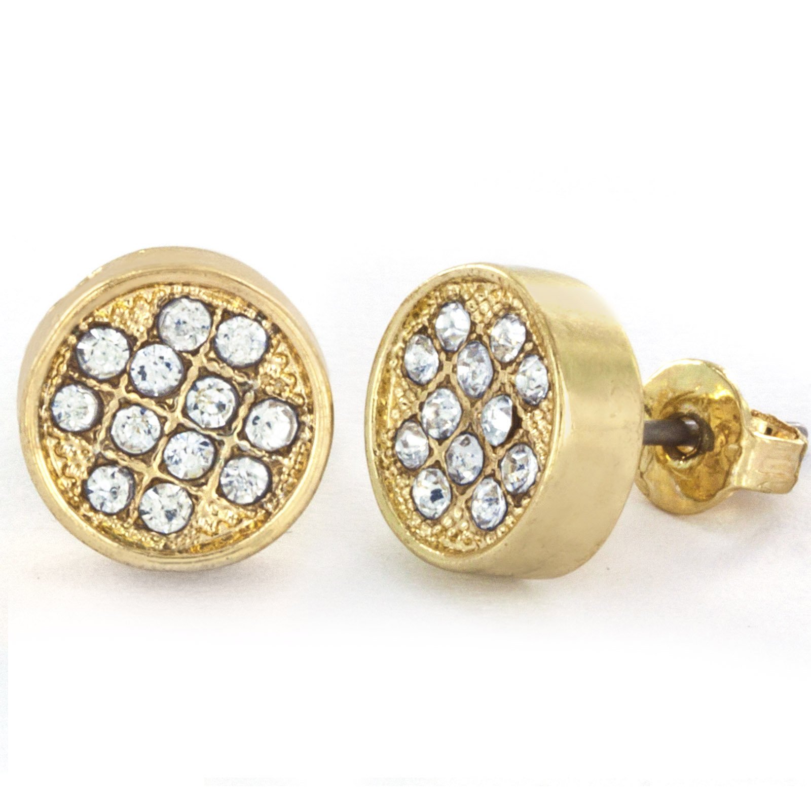 Foto 2 | Pendientes West Coast Jewelry Elya De Cristal Dorado Para Mujer - Venta Internacional.