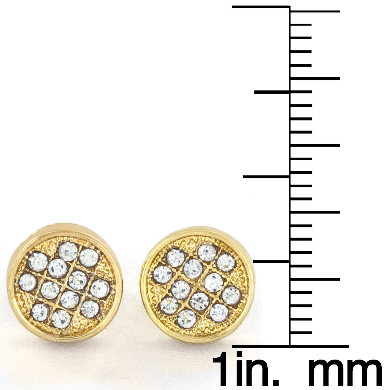 Foto 4 pulgar | Pendientes West Coast Jewelry Elya De Cristal Dorado Para Mujer - Venta Internacional.
