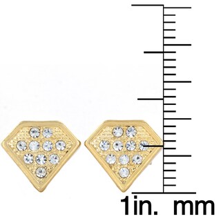 Foto 3 | Pendientes West Coast Jewelry Elya De Cristal Dorado Para Mujer - Venta Internacional.