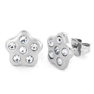 Foto 2 | Pendientes De Acero Inoxidable Con Circonitas Cúbicas - Venta Internacional.