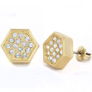 Foto 2 | Pendientes West Coast Jewelry Elya De Cristal Dorado Para Mujer - Venta Internacional.