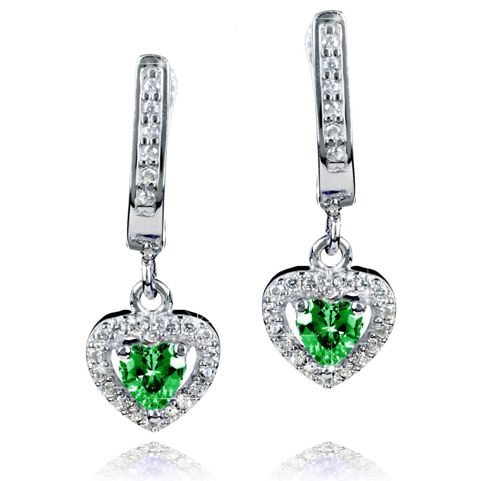 Foto 2 pulgar | Pendientes De Plata De Ley Y Esmeralda Elya De West Coast Jewelry - Venta Internacional.