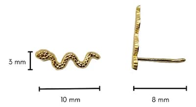 Foto 3 | Broquel Oro 10k | Serpiente