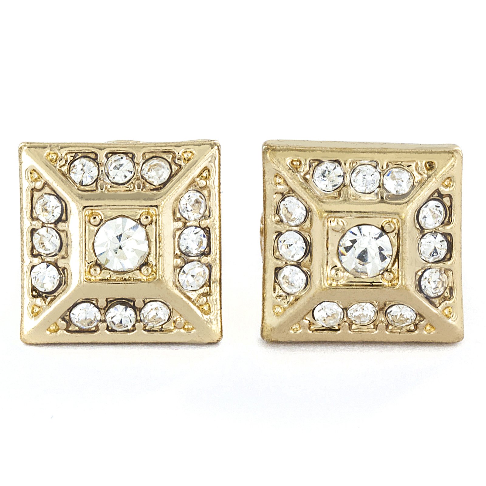 Foto 2 pulgar | Pendientes West Coast Jewelry Elya De Cristal Dorado Para Mujer - Venta Internacional.
