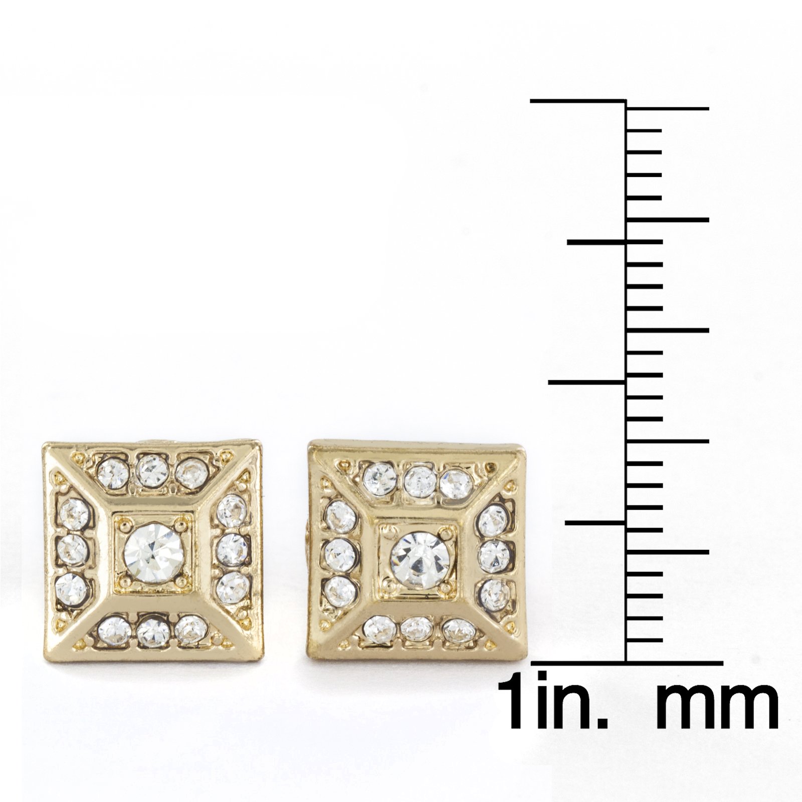 Foto 3 | Pendientes West Coast Jewelry Elya De Cristal Dorado Para Mujer - Venta Internacional.
