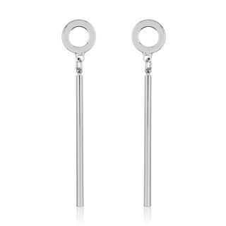 Foto 1 | Pendientes West Coast Jewelry Elya En Tono Plateado Pulido - Venta Internacional.