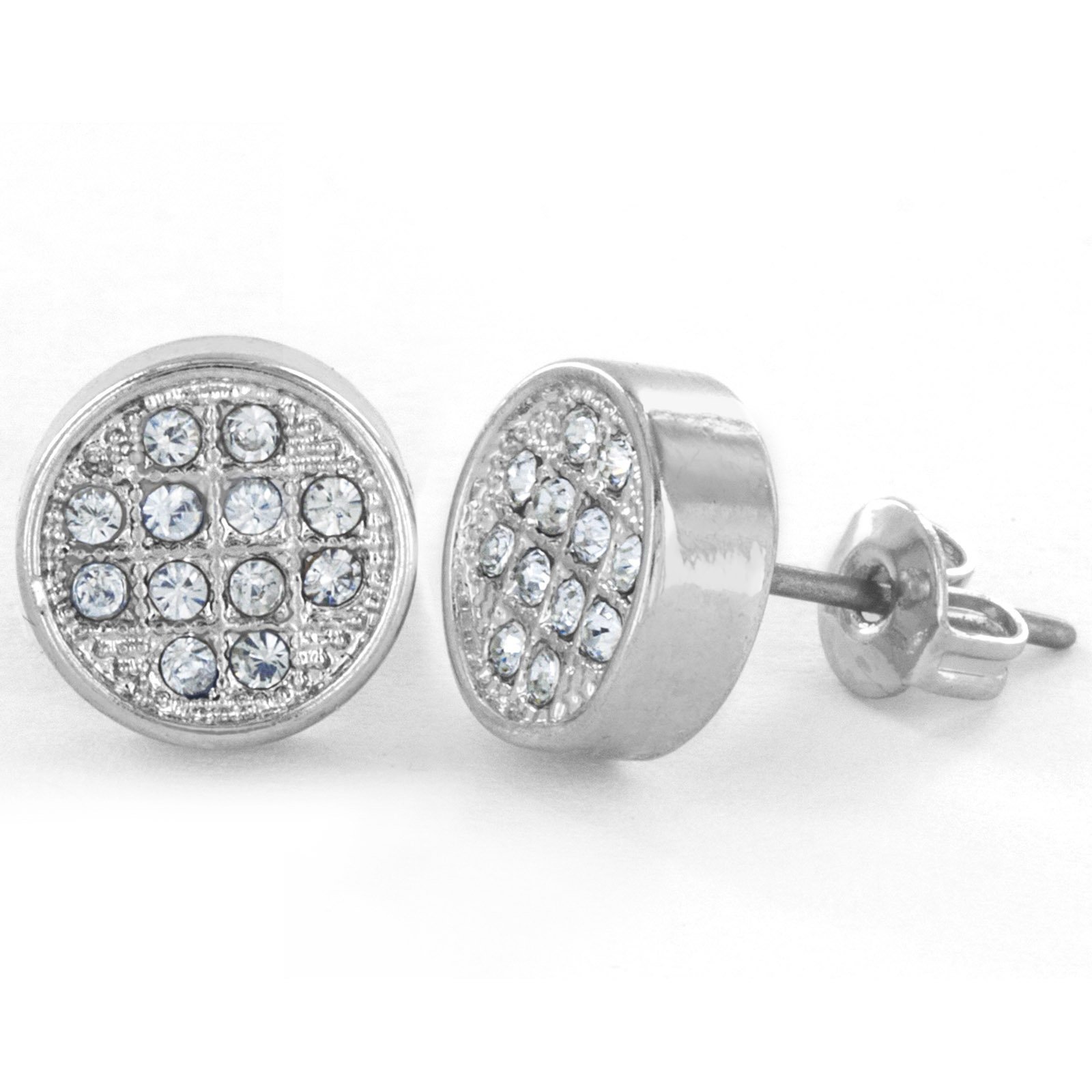 Foto 2 | Pendientes Elya De Plata Con Micropavé Y Cristal West Coast Jewelry - Venta Internacional.
