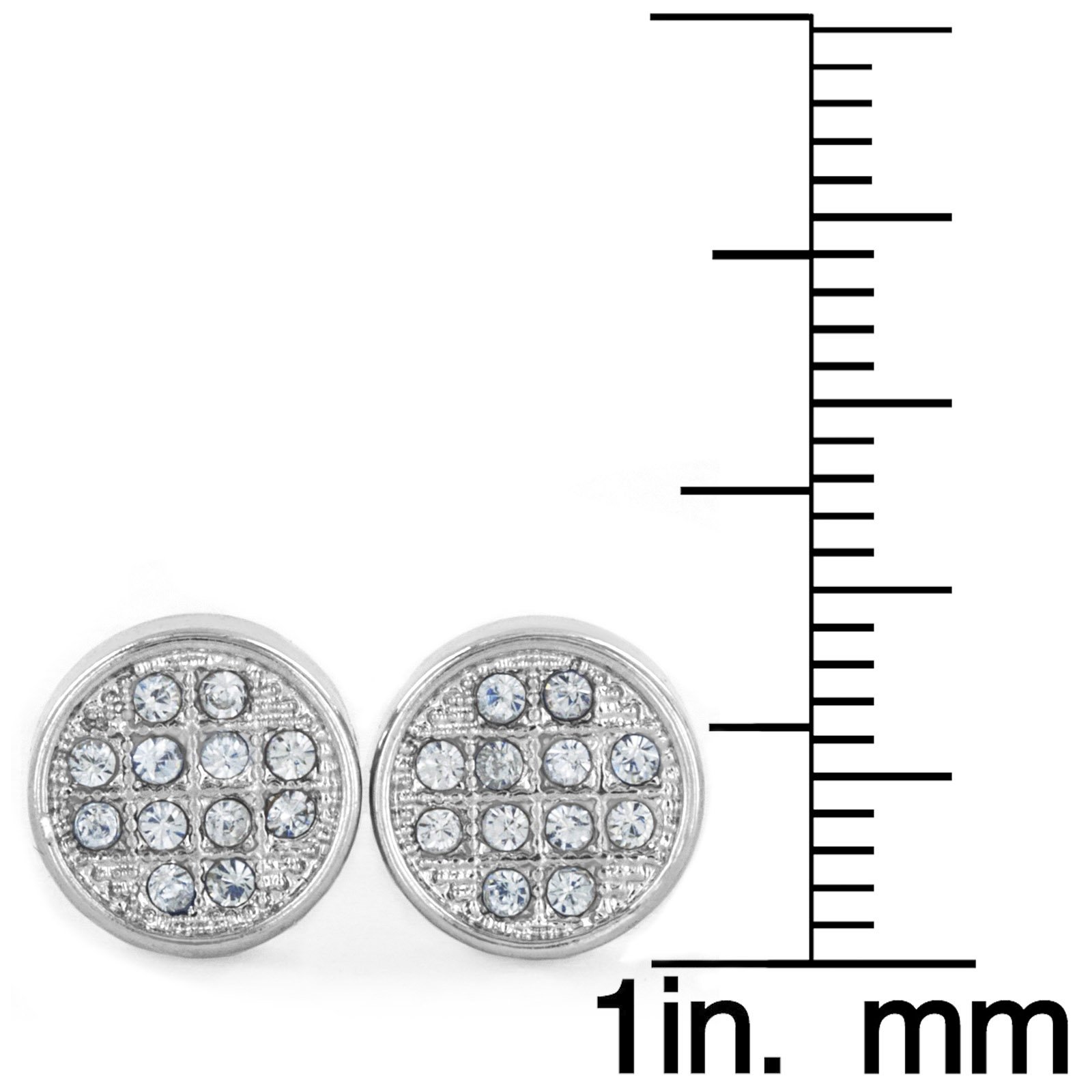 Foto 3 | Pendientes Elya De Plata Con Micropavé Y Cristal West Coast Jewelry - Venta Internacional.