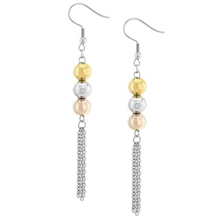 Foto 1 | Pendientes De Acero Inoxidable West Coast Jewelry Elya Con 3 Bolas De Colores - Venta Internacional.