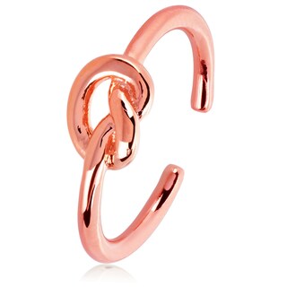 Foto 1 | Anillo West Coast Jewelry Elya Knot, Brazalete Chapado En Oro Rosa - Venta Internacional.